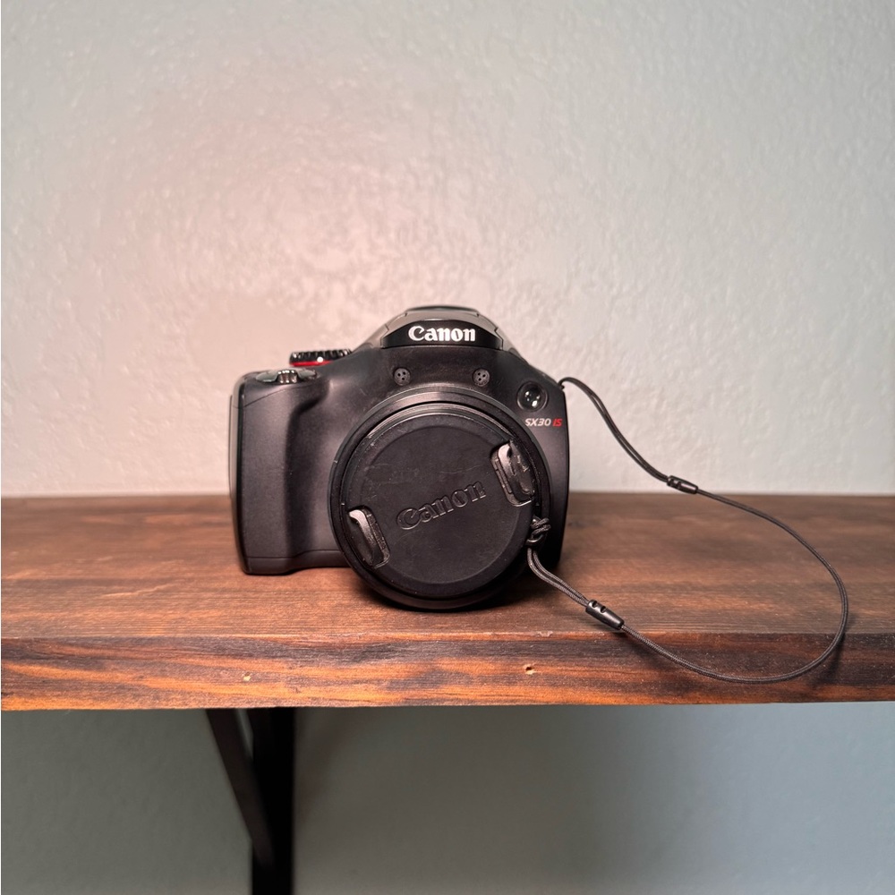 Canon PowerShot SX30IS Black Digital Camera